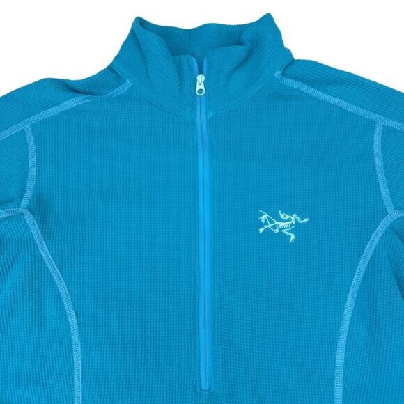 ARC'TERYX Delta Polartec LT Half Zip Women's Fleece Pulloever Size XS Blue - Picture 4 of 5